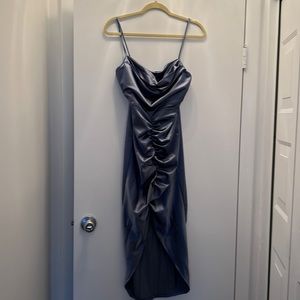 Gorgeous dusty blue dress